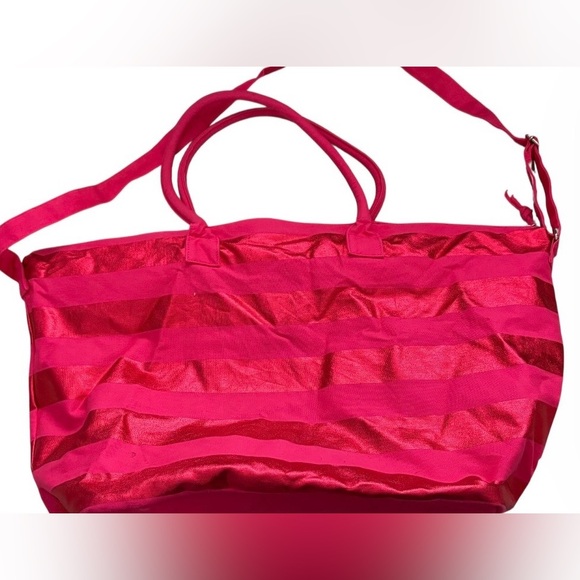 Victoria's Secret Vibrant Pink Tote - Picture 3 of 7